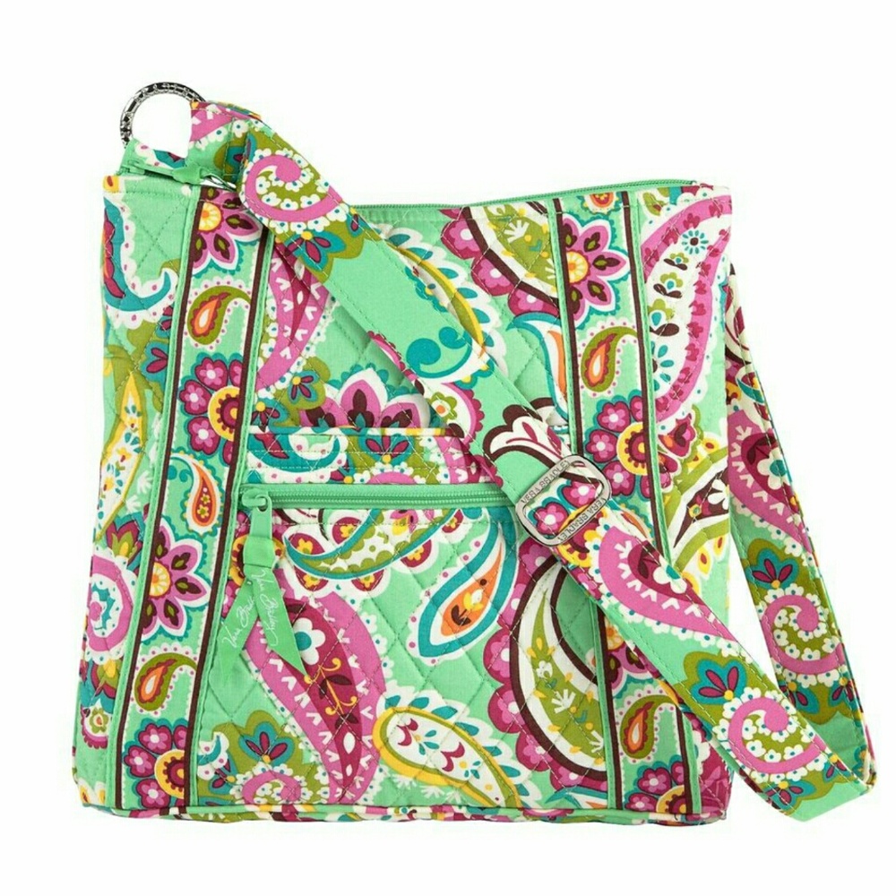 *RARE* VERA BRADLEY PARISIAN TUTTI FRUTTI PAISLEY CROSSBODY BAG HIPSTER  !NWT!